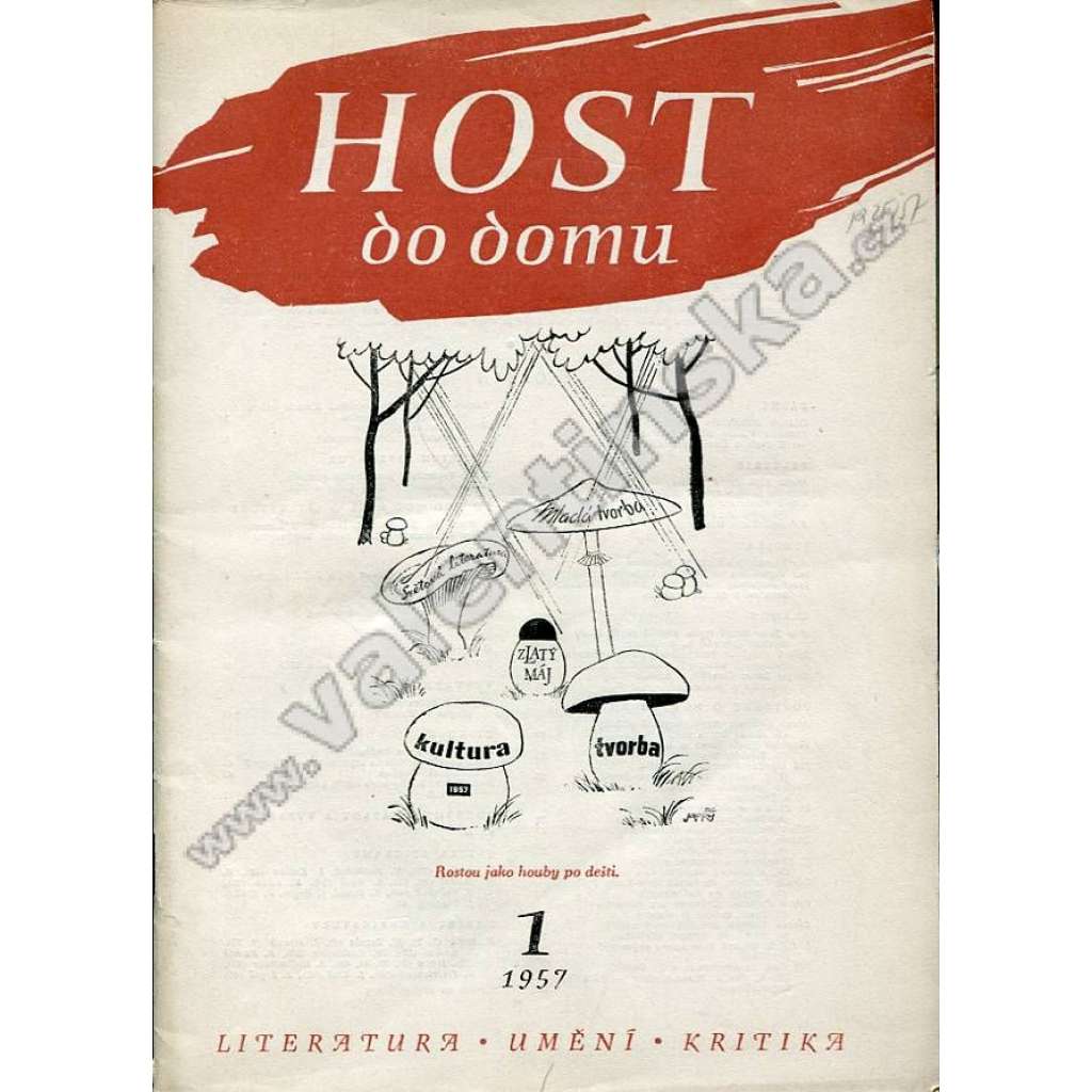 Host do domu, r. 1957