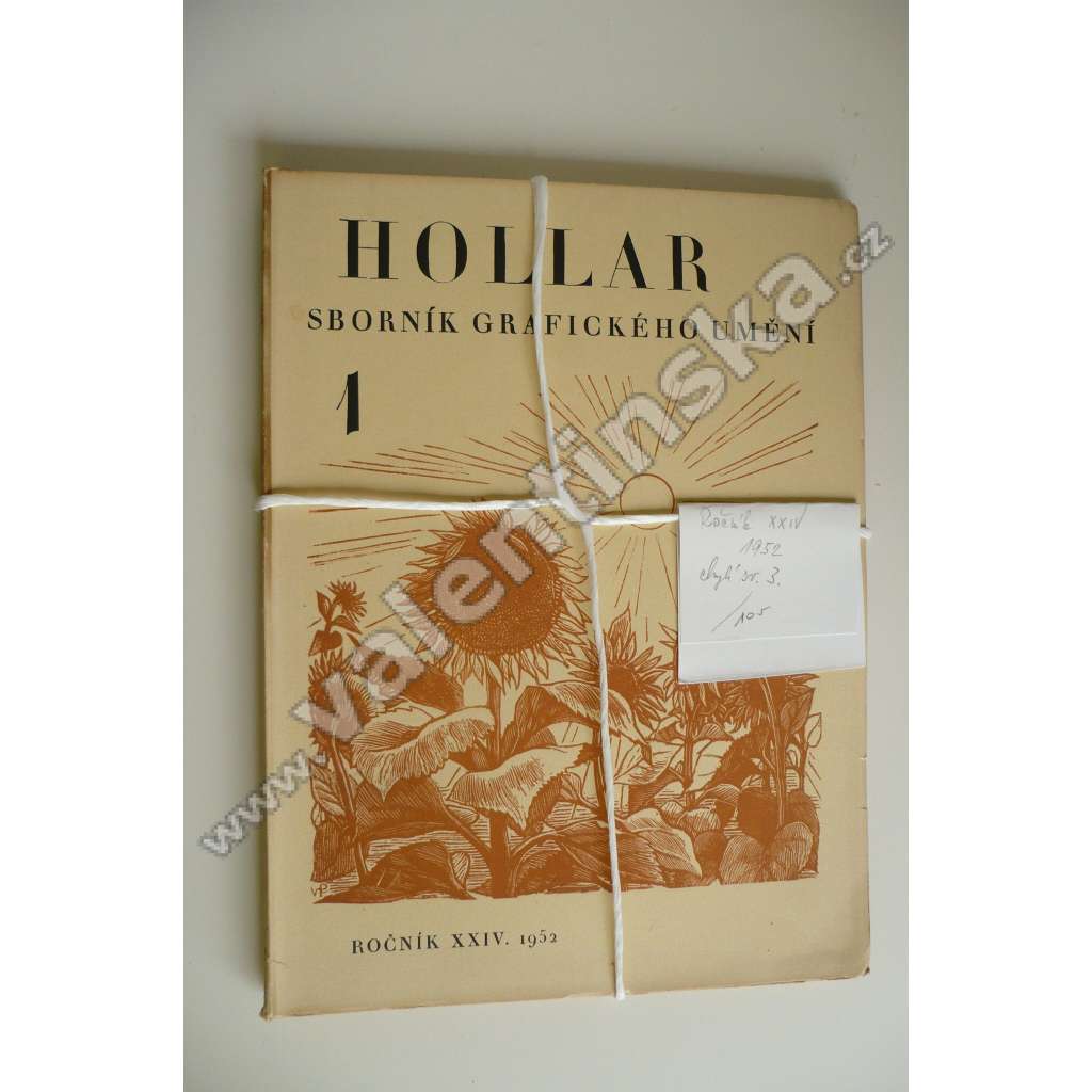 HOLLAR - Sborník grafického umění. XXIV - 1952