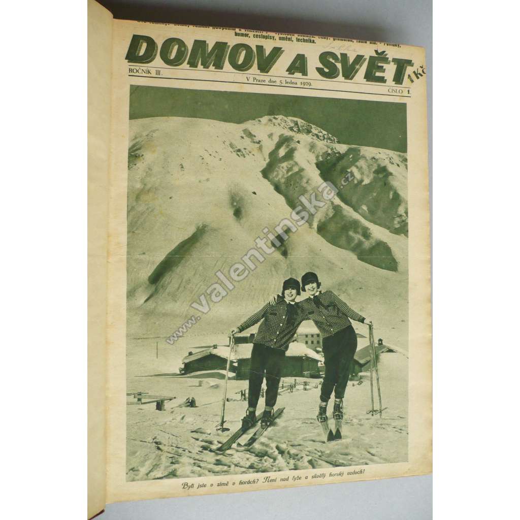 ČASOPIS DOMOV A SVĚT 1929 - 1-52