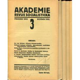 Akademie, r. XVII. (1912-13), čísla 3-7
