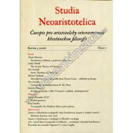 Studia Neoaristotelica  ročník 3 (2006)