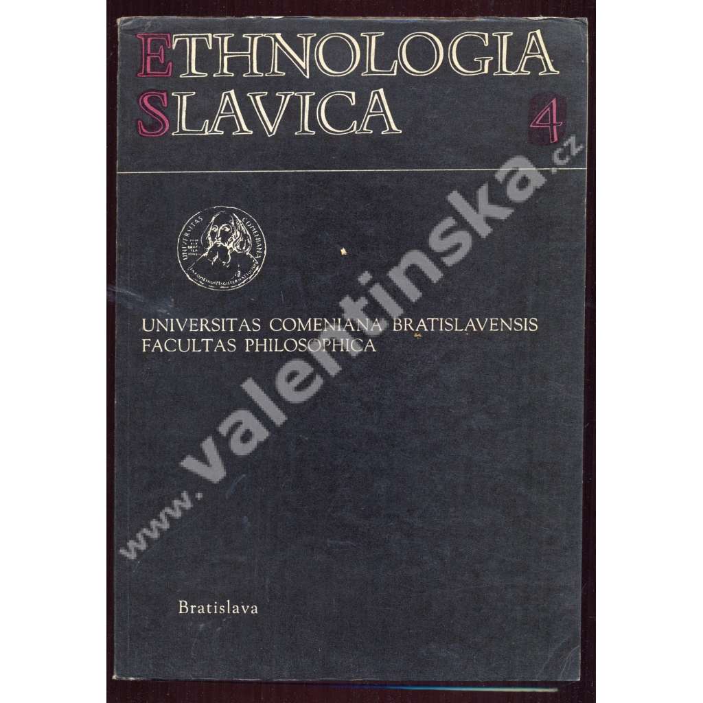 Ethnologia Slavica 4 [sborník, národopis, etnografie, etnologie, Slovensko]