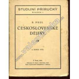 Československé dějiny I.