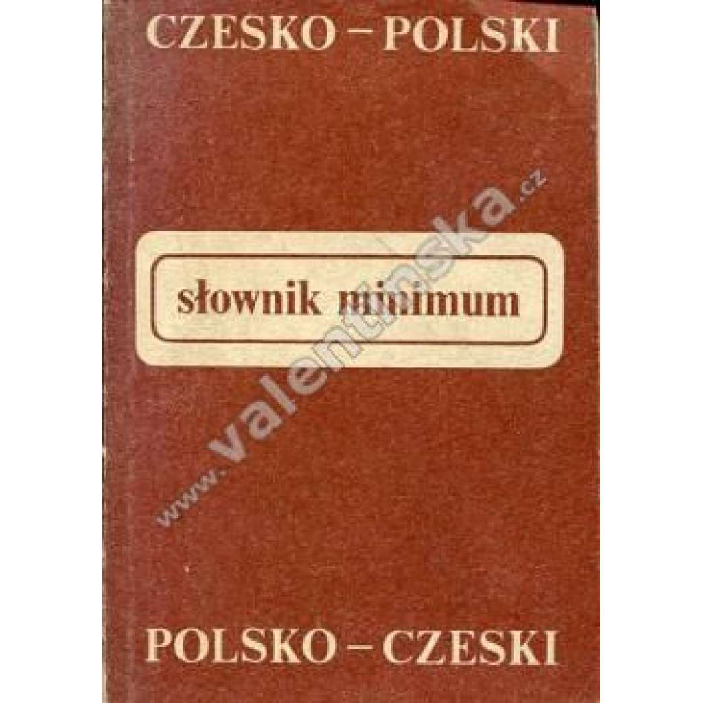 Slovník - minimum: česko-polský a polsko-český