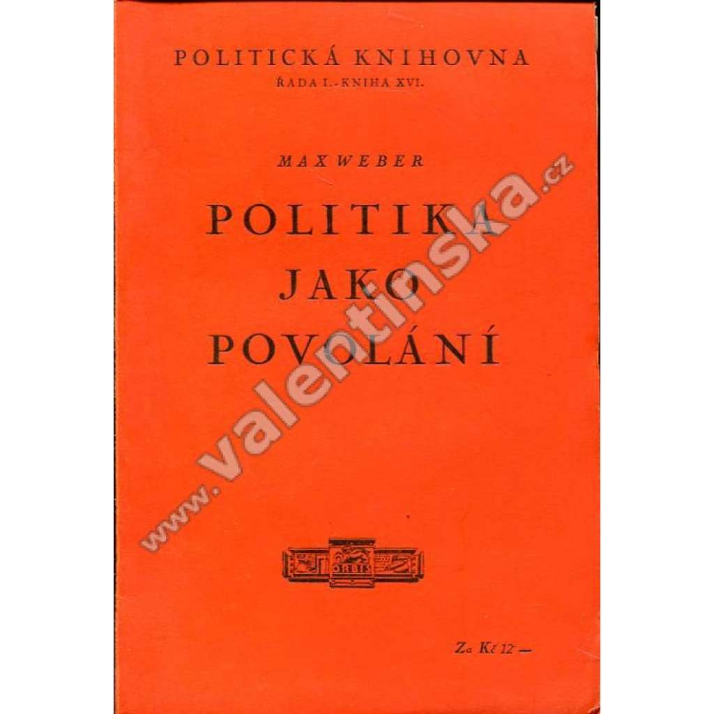 Politika jako povolání