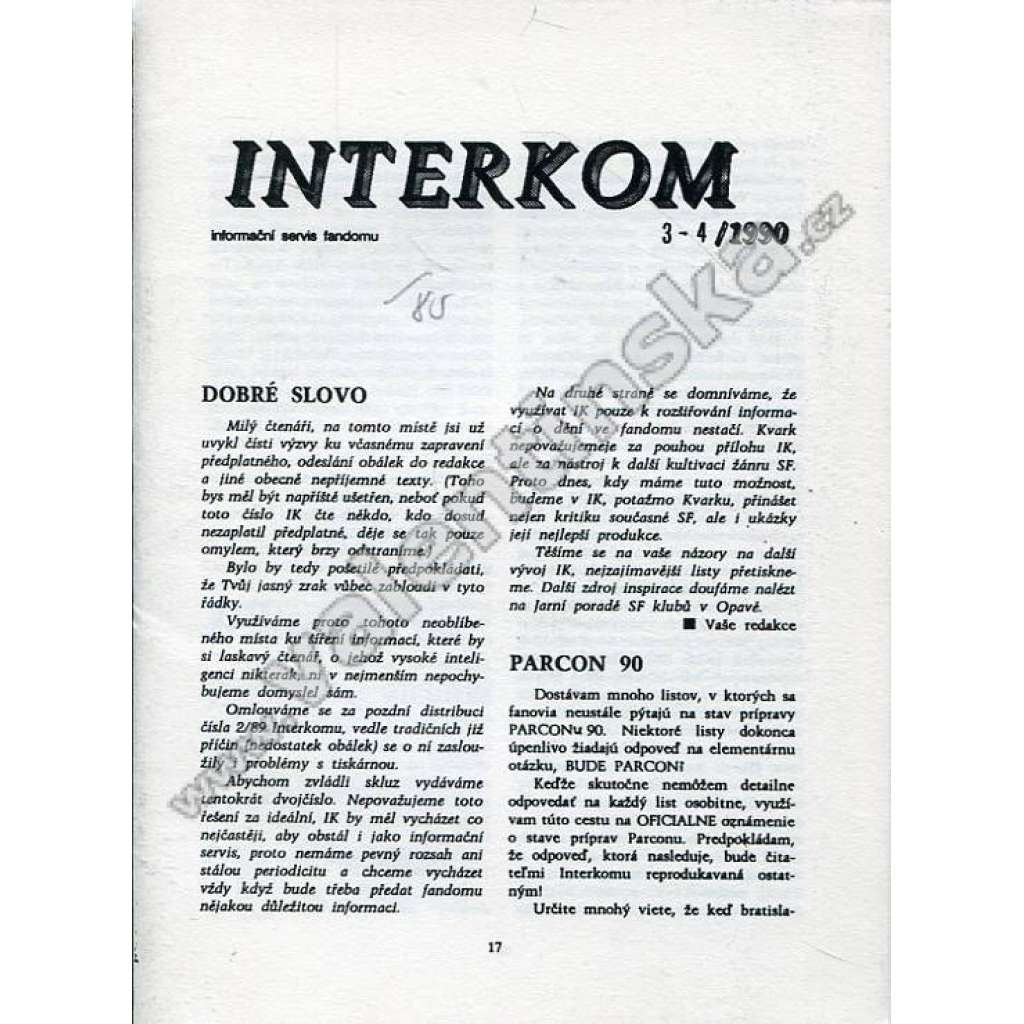 Interkom, 3-4/1990