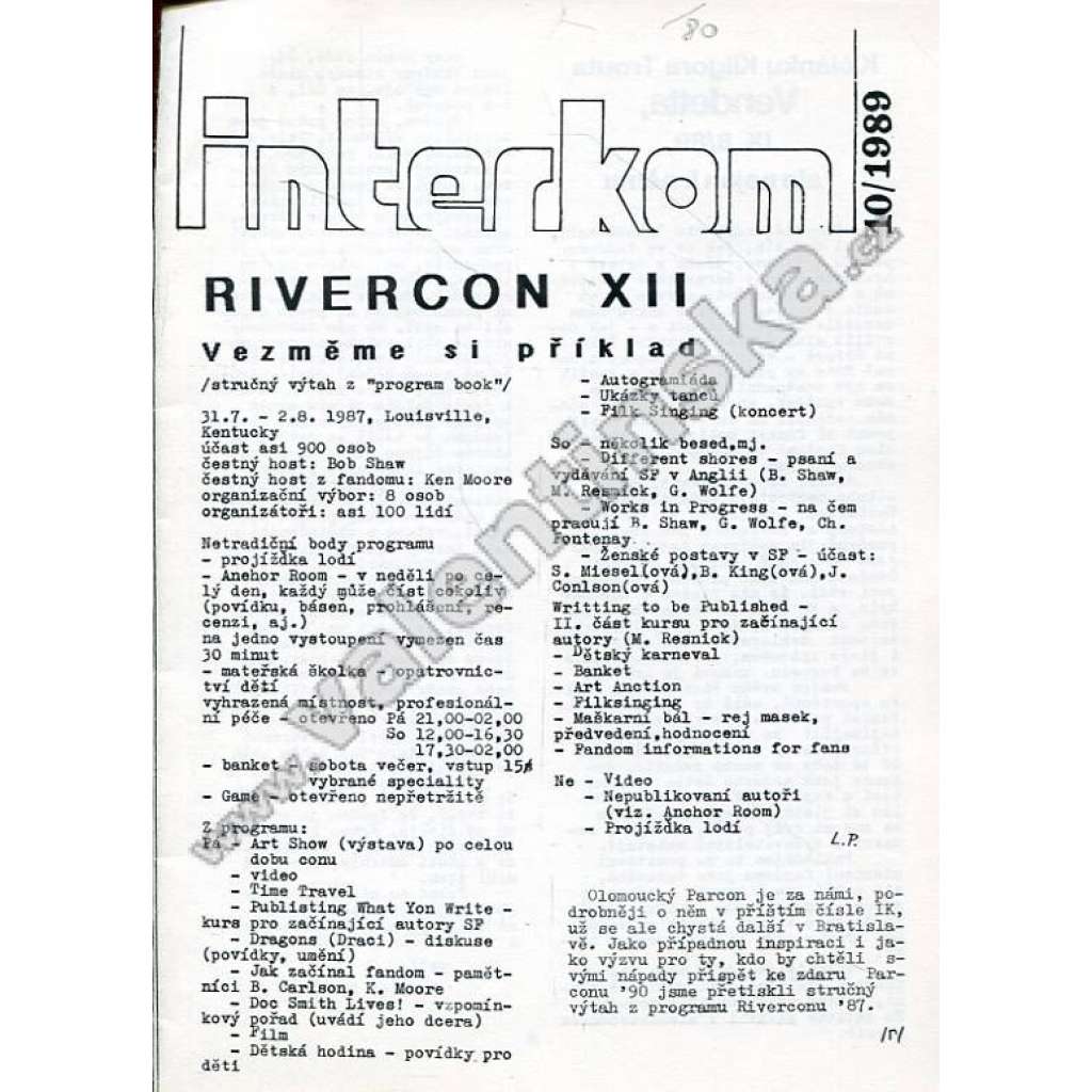 Interkom, 10/65 (r. VI - 1989)