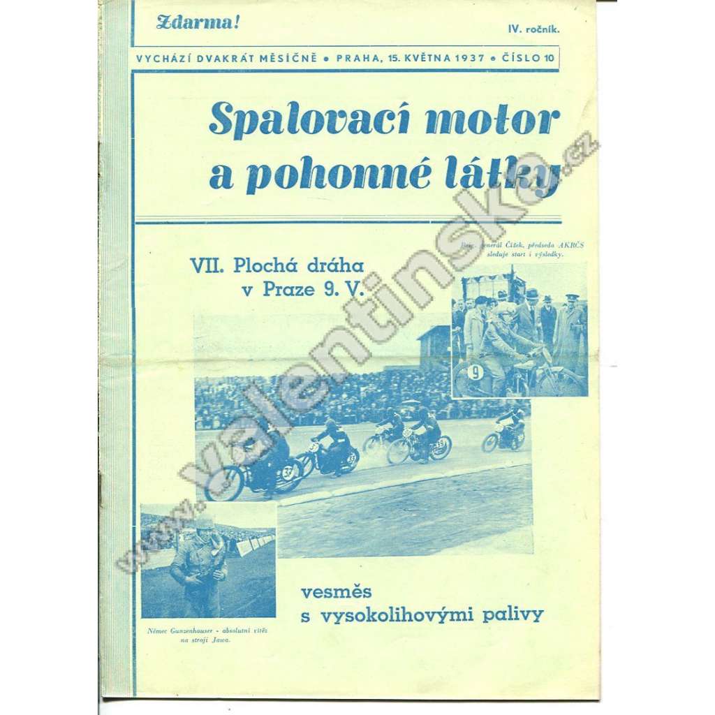 ČASOPIS SPALOVACÍ MOTOR A POHONNÉ LÁTKY IV/10