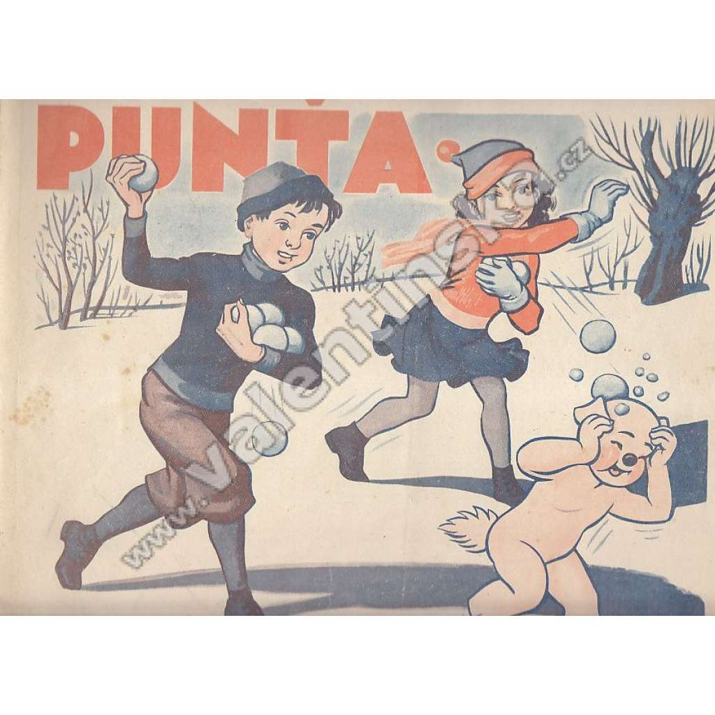 Dětský časopis Punťa, sešit 99. (1941)