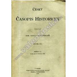 Český časopis historický, ročník XIV, sešit 3.1908