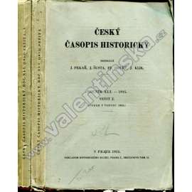 Český časopis historický, roč. XLI (1935) KOMPLET 1-4