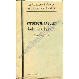 Výpočtové tabulky běhu na lyžích