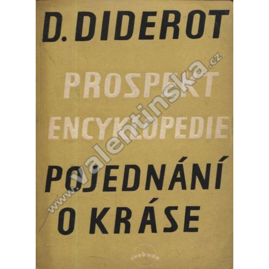 Prospekt encyklopedie * Pojednání o kráse