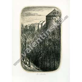 Na Hradě a u Hradu (20 x grafika Karel Muller - litografie) - Pražský hrad, Praha, Malá Strana, Bertramka aj.