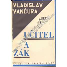 Učitel a žák (ed. Plejada) - Orig. vazba, obálka Vít Obrtel.