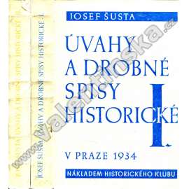 Úvahy a drobné spisy historické I. a II.(2 svazky)