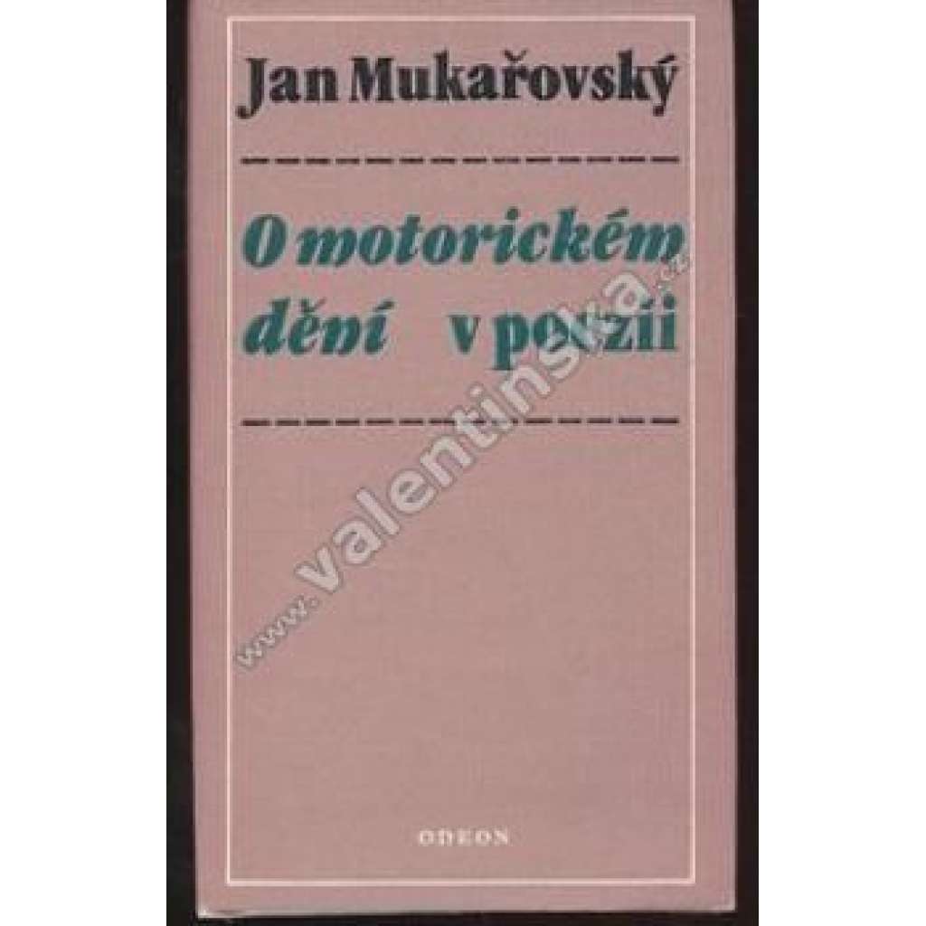 O motorickém dění v poezii