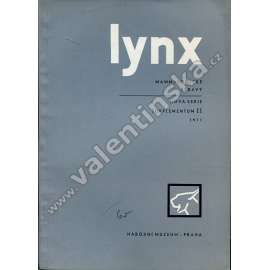 Lynx: Mammalogické zprávy - supplementum II/1972