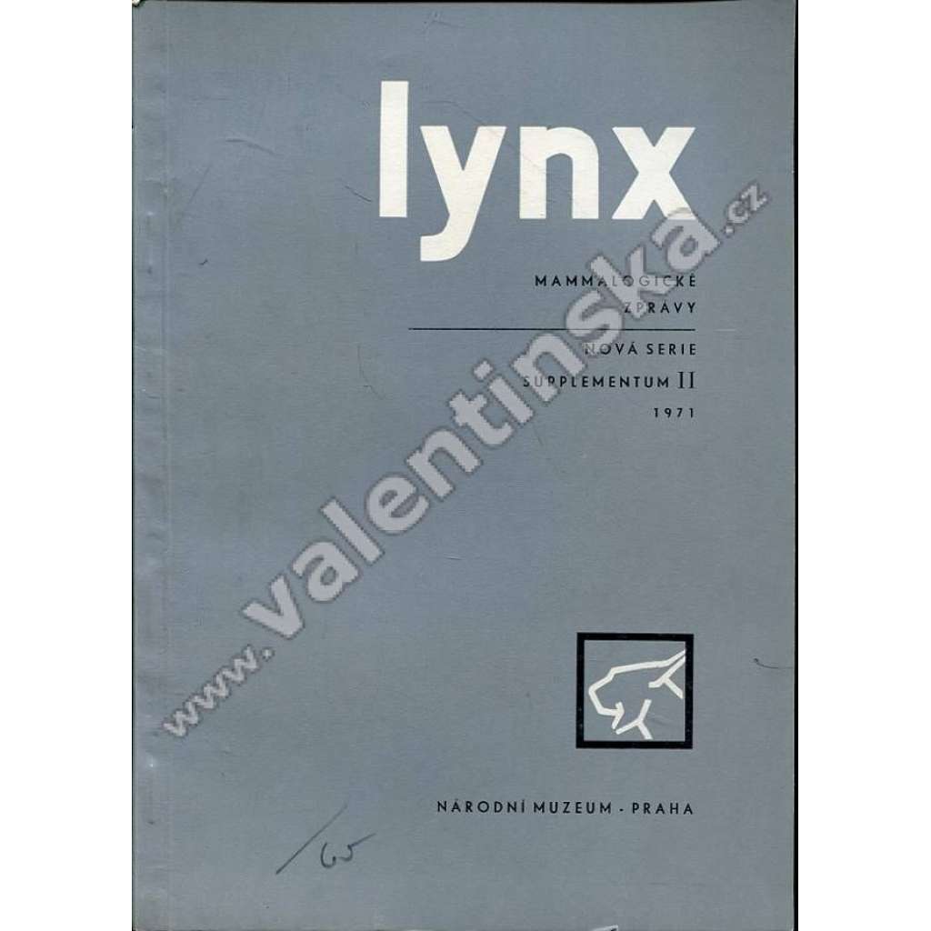 Lynx: Mammalogické zprávy - supplementum II/1972