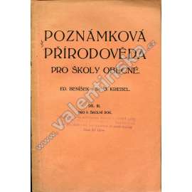 Poznámková přírodověda pro školy obecné, díl III.