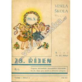 Veselá škola (srpen 1936) - číslo k 28. říjnu