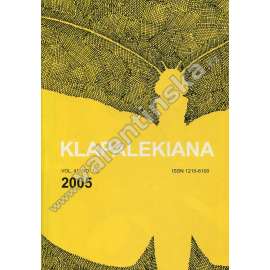 Klapalekiana, vol. 41, no. 1-2  (2005)