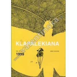 Klapalekiana, vol. 35, no. 3-4 (1999)