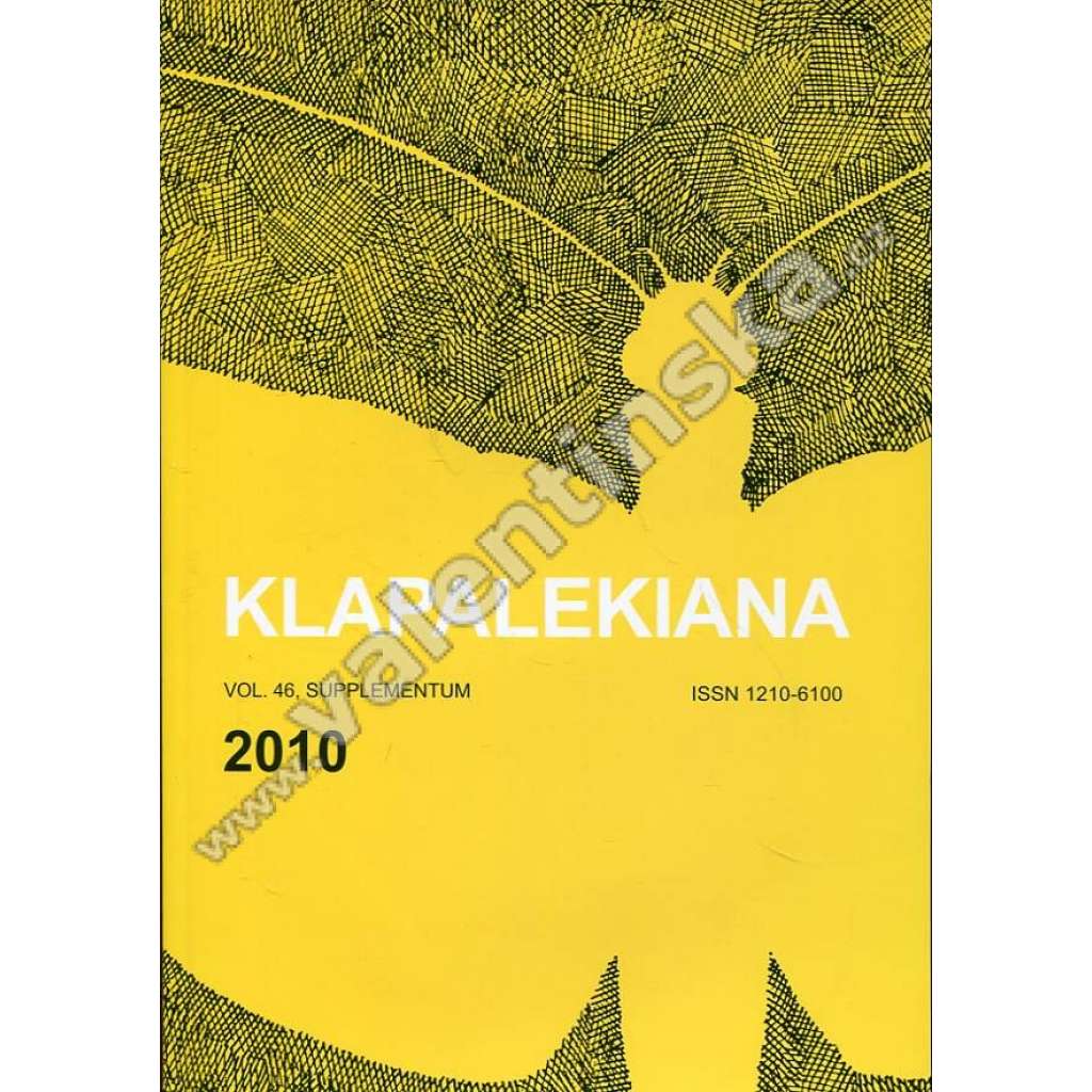 Klapalekiana, vol. 46. (2010) - supplementum