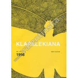 Klapalekiana, vol. 34, no. 3-4 (1998)