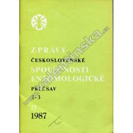 Zprávy Čs. společnosti entomologické, 2-3/1987