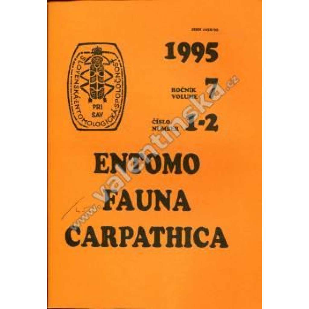 Entomofauna carpathica, 1-2/1995 (r. VII.)