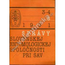 Správy Slovenskej entomologickej spol., 3-4/1991
