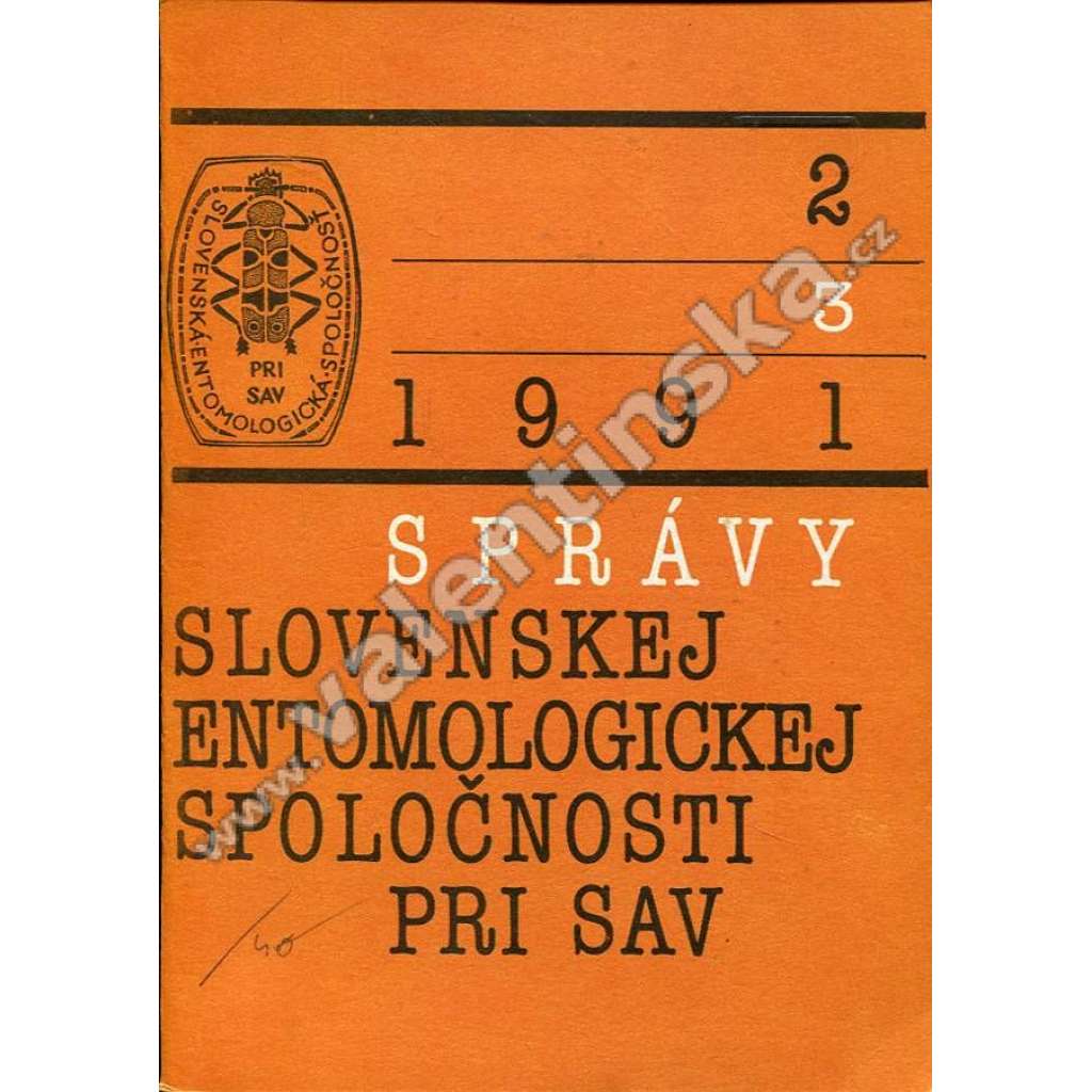 Správy Slovenskej entomologickej spol., 2/1991