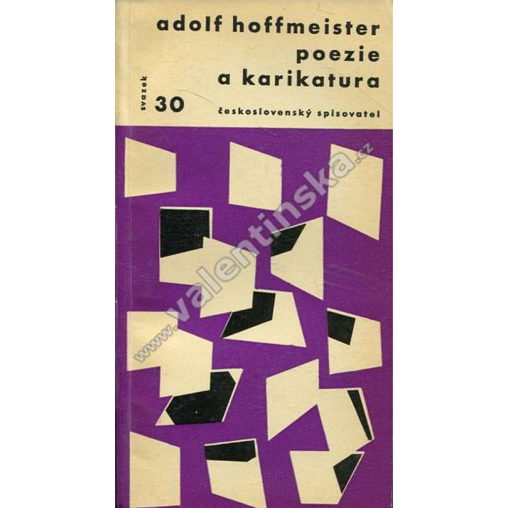 Poezie a karikatura (edice: Otázky a názory, sv. 30) [příspěvky, názory, kultura, umění, karikatury Adolf Hoffmeister]