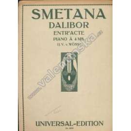 Dalibor [Bedřich - Smetana opera - Klavírní výtah]