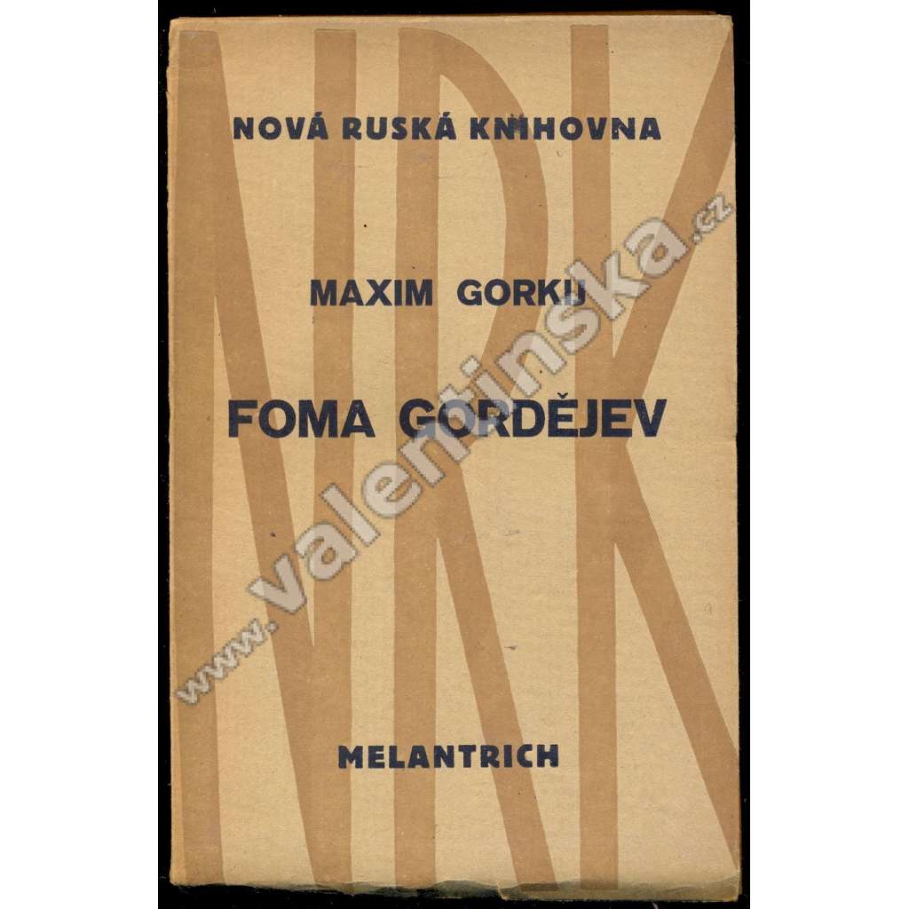 Foma Gordějev (obálka Josef Čapek)