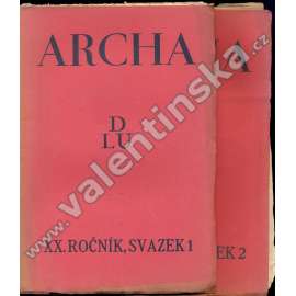 Archa: Revue pro literaturu..., r. XX. (1932)
