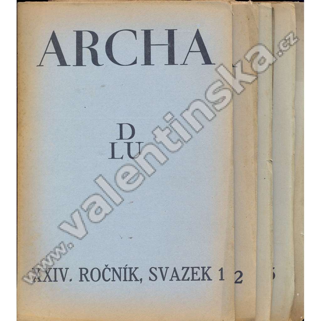 Archa, r. XXIV. (1936) - nekompletní