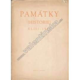 Památky. Historie XLIII - 1948