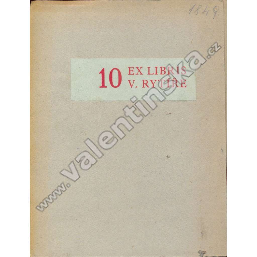 10 ex libris V. Rytíře