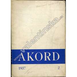 Akord, revue pro kulturní synthesu. 2/1937