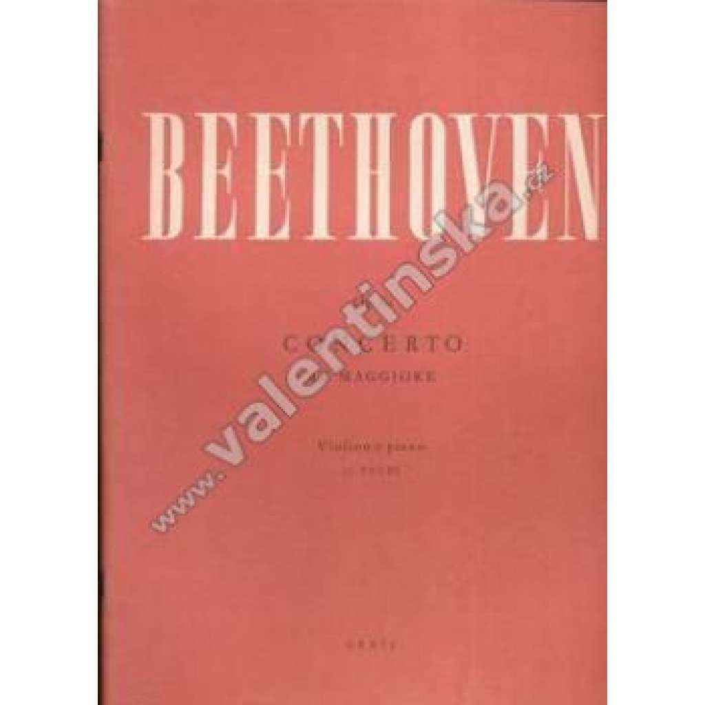 Concerto Re Maggiore ( Beethoven, housle, klavír)