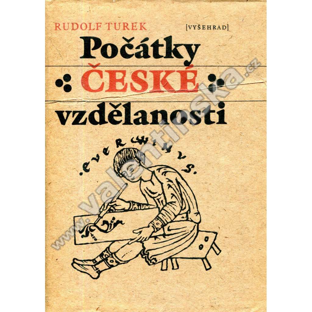 Počátky české vzdělanosti [Obsah: středověk, Slované, pohanství, Přemyslovci, Český stát, Cyril a Metoděj a Velká Morava] Od příchodu Slovanů do doby románské, vývoj vzdělanosti, písma a počátky a rozvoj literární tvorby