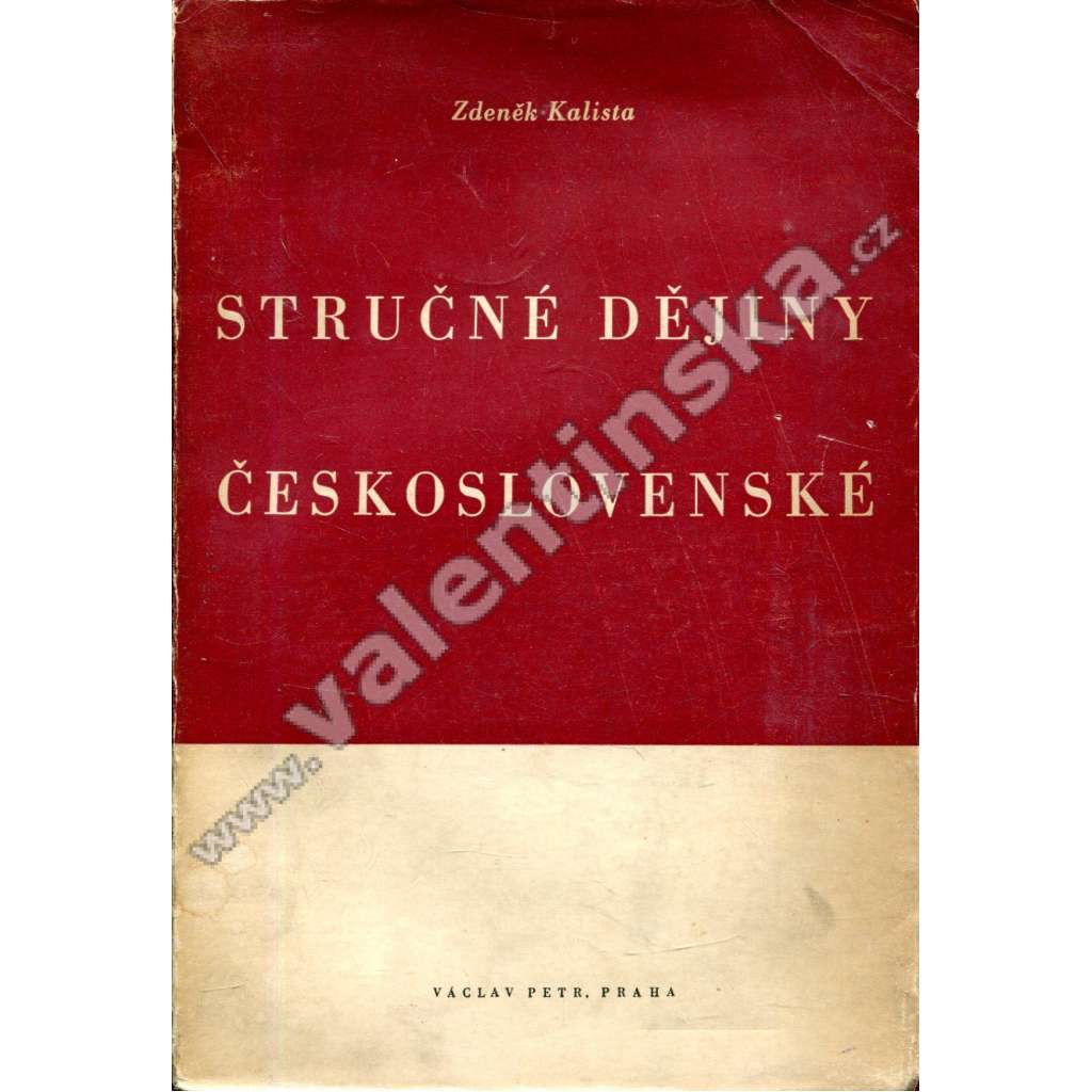 Stručné dějiny československé