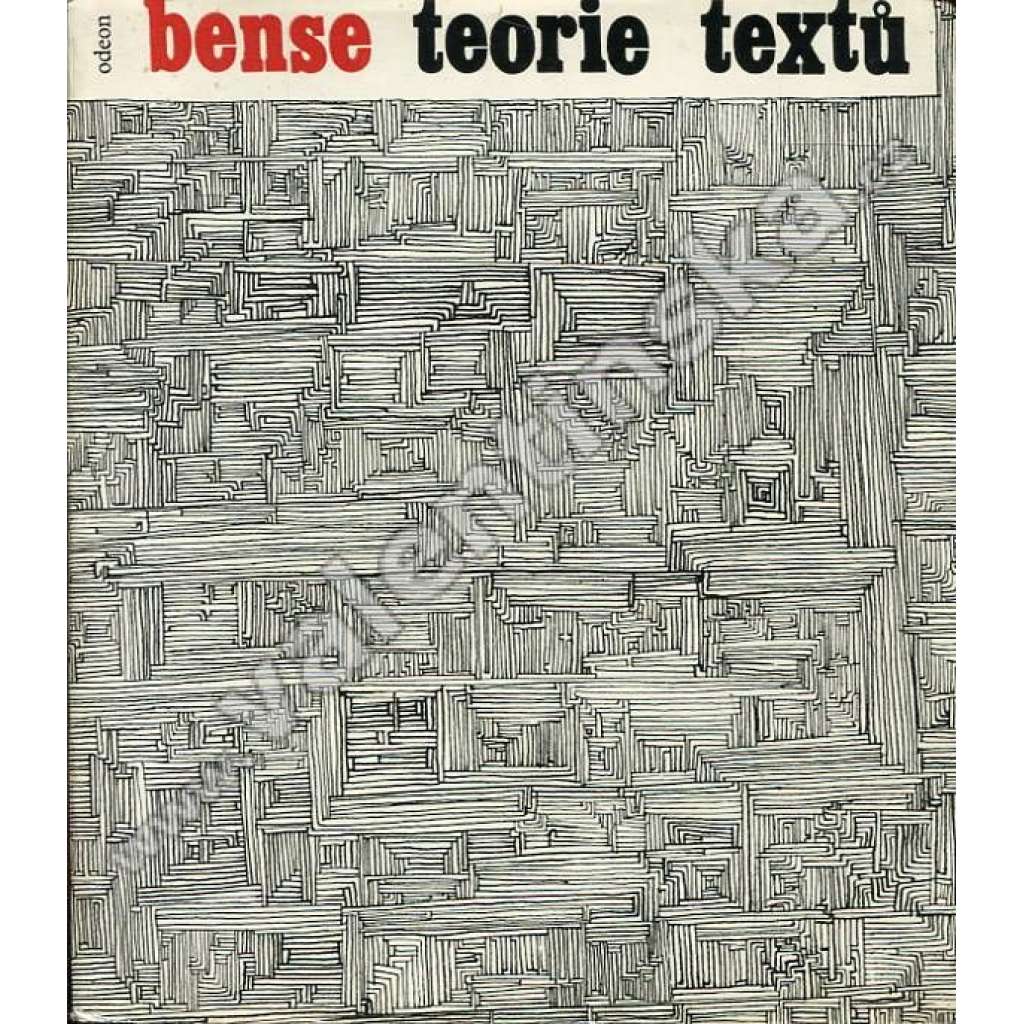 Teorie textů [Bense, překlad Grogerová a Hiršal]