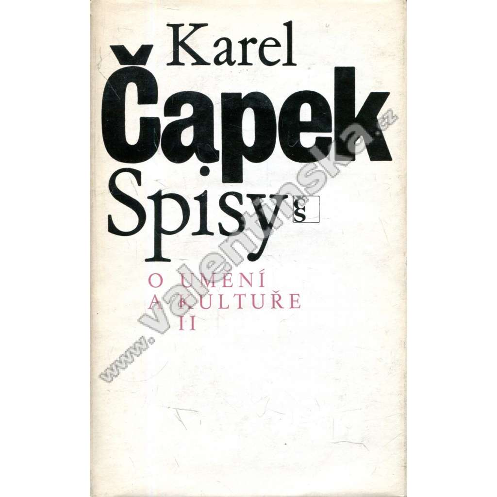 O umění a kultuře II. (Karel Čapek - Spisy Karla Čapka, svazek XVIII.)