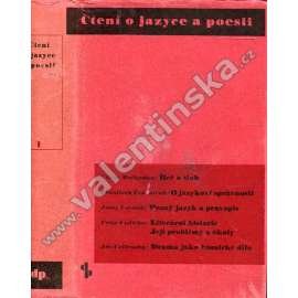 Čtení o jazyce a poesii (Řeč a sloh - O jazykové správnosti - Psaný jazyk a pravopis - Literární historie, její problémy a úkoly), jazykověda