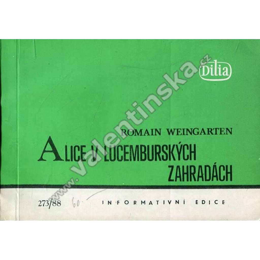 Alice v Lucemburských zahradách