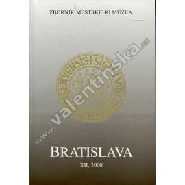 Zborník Mestského múzea Bratislava, 2000