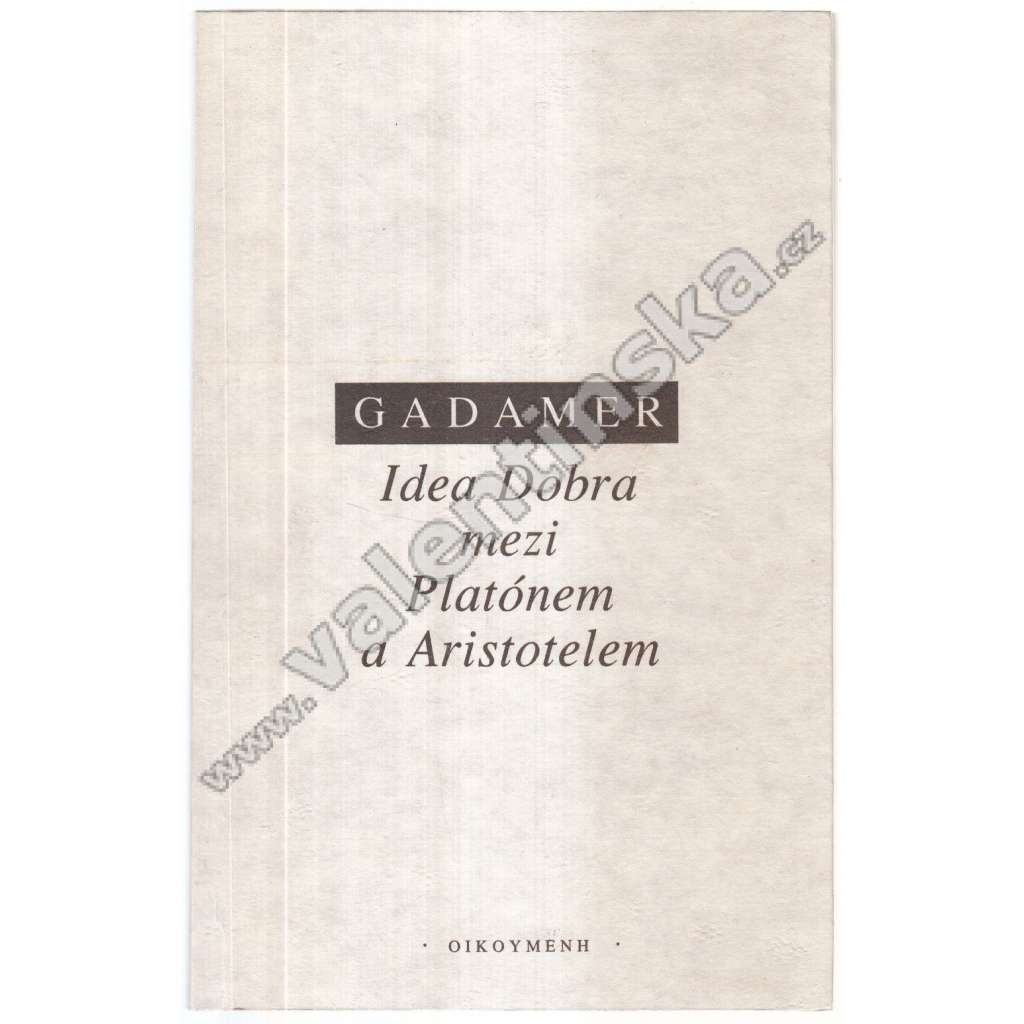 Idea Dobra mezi Platónem a Aristotelem